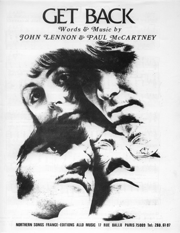 Beatles Get Back SHEETMUSIC